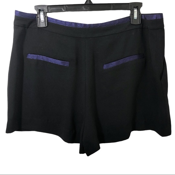 RACHEL ROY Loose Dressy Shorts Black Sz 8 - Picture 2 of 10